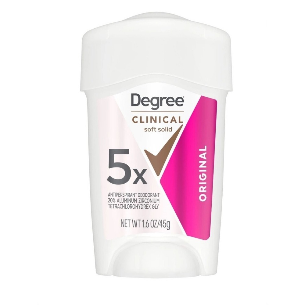 Degree Clinical Soft Solid‎ Antiperspirant Deodorant Original 1.6 oz 45g